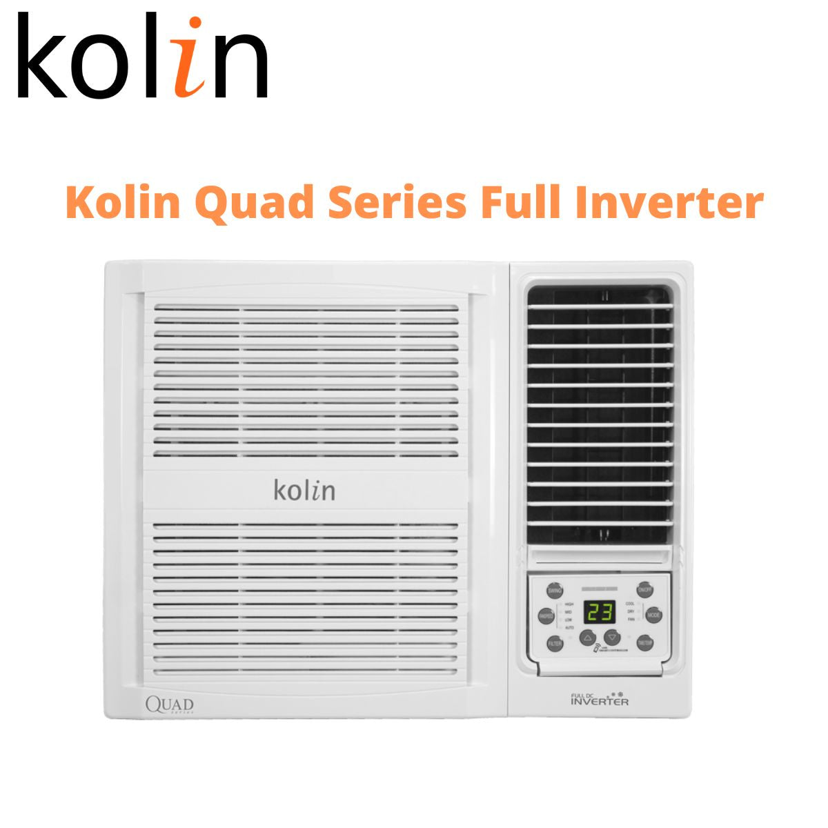 Kolin Quad Series Inverter Aircon - Window Type