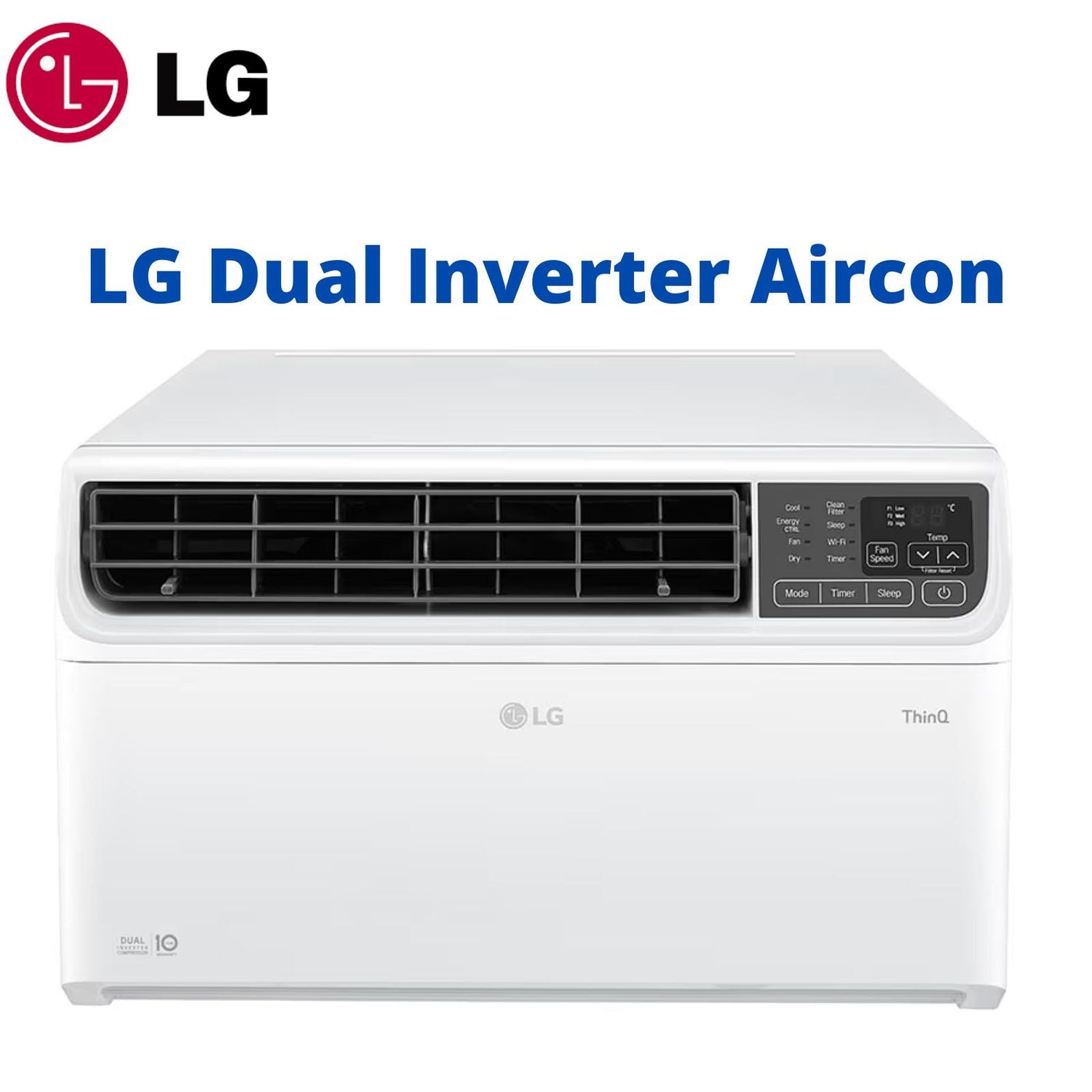 LG Dual Inverter Aircon - window type